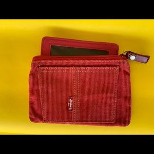Levi’s Corduroy Wallet Red